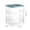 Building Block Storage Box 3Layers Large-Capacity Puzzle Toys Classified Organizer Box Child Toy Parts Blocks Storage Container