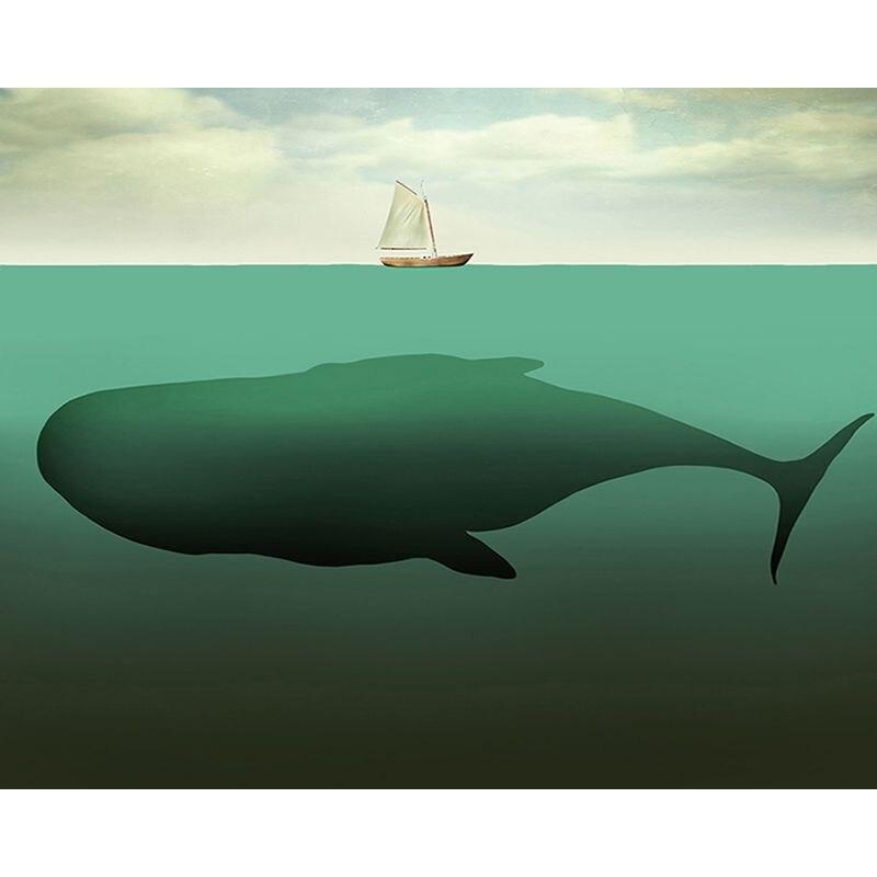 5D Diy Diamond Painting Set Animal Shark Pictures Of Rhinestones Embroidery Mosaic Cross Stitch Home Decor 40x50cm