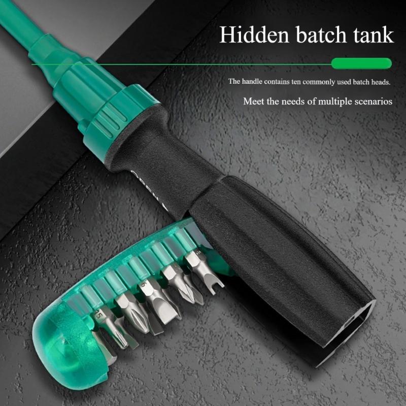 Professional Ratchet Screwdriver Kit With Assorted Specialty Bit Carbon Steel Ergonomic Grip Portable Case For DIY Projects