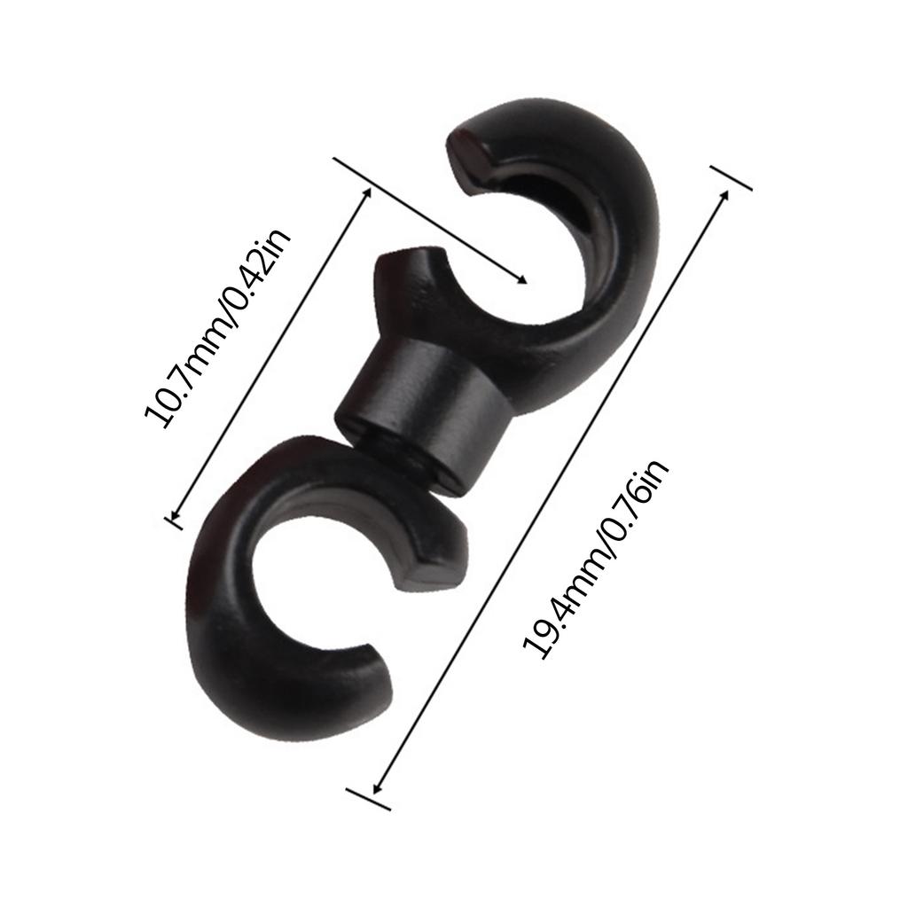 20 Pcs Plastic Bike Brake Cable Clips Bike Cable Clasps S-Style Lines Clips Bike Cable Clasps Cycling Accessories