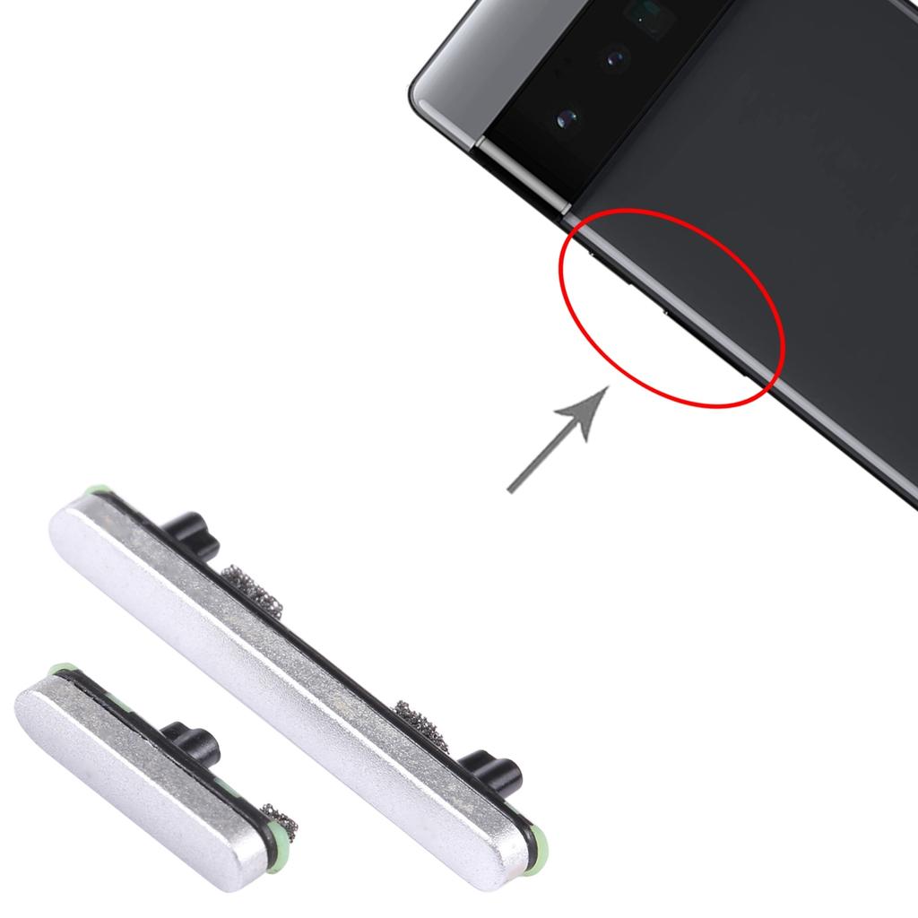 Voor Google Pixel 6 Pro Aan/Uit-knop + Volumeknop Bedieningsknoppen Zijtoetsen Reserveonderdelen Schakelaar Flexkabel