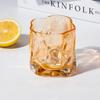 Transparent Whiskey Twisted Glass Cup,High Beauty Water Cup Beer Glass Household Juice Glasses Cold Drink Glassware