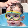 Children Swim Goggles with Earplugs Waterproof No Leakage Anti-Fog UV Protection Boys Girls Wide View Goggles Diving Snorkeling Equipment