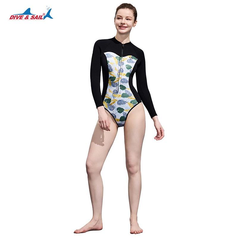 Womens 2mm Neoprene Dive Suit Bikini Style Freediving Snorkeling Surfing Warm Water Activities