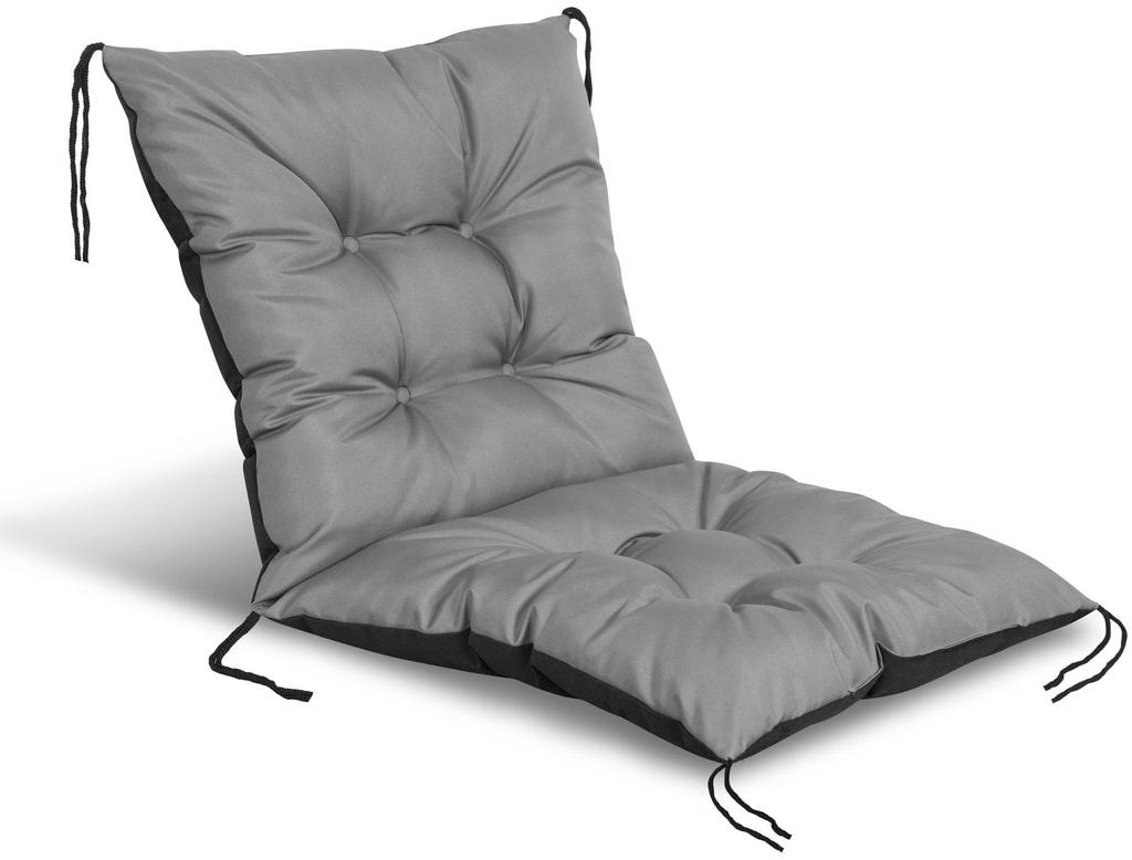 Polštář na zahradní židli, voděodolný, svázaný provázky, 50x50x50 cm, 6 BAREV