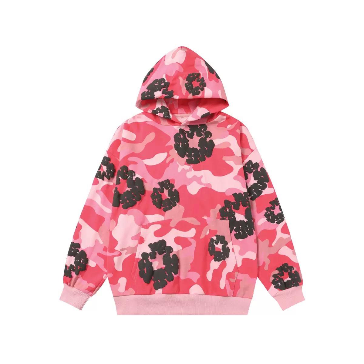 

DRIPX Europe and America Fashion Loose Hoodie Foam Hooded Sweatshirts in Camouflage for Men and Women XL