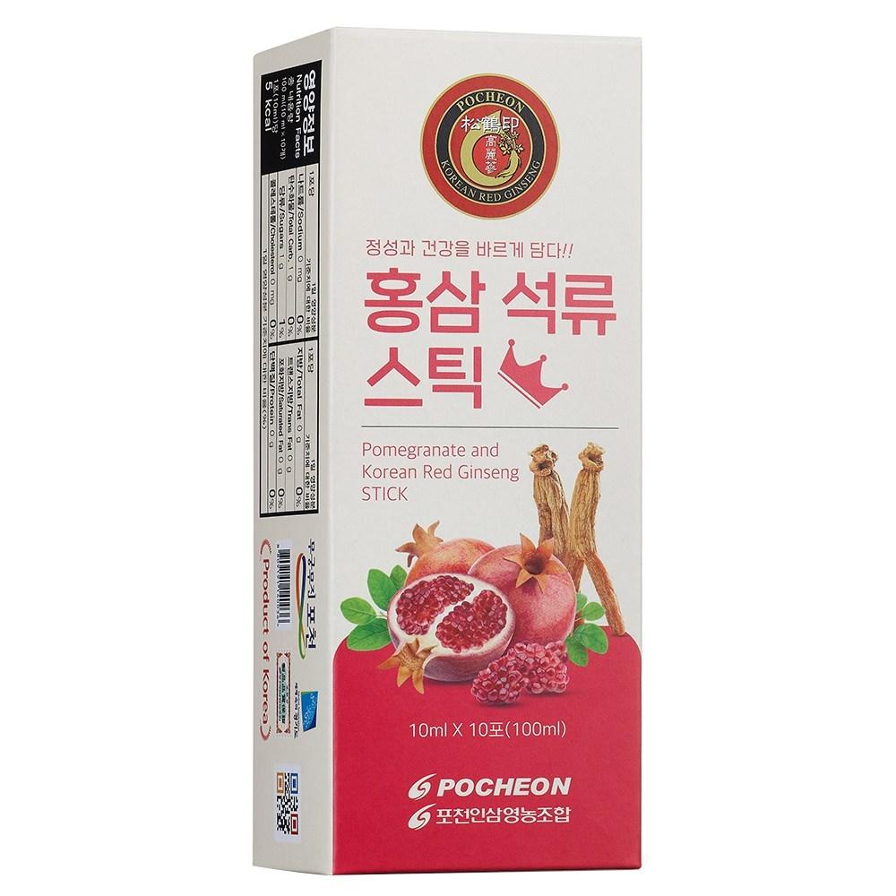 Mycket bra rött ginseng granatäpple stick 10gx30 pack juice