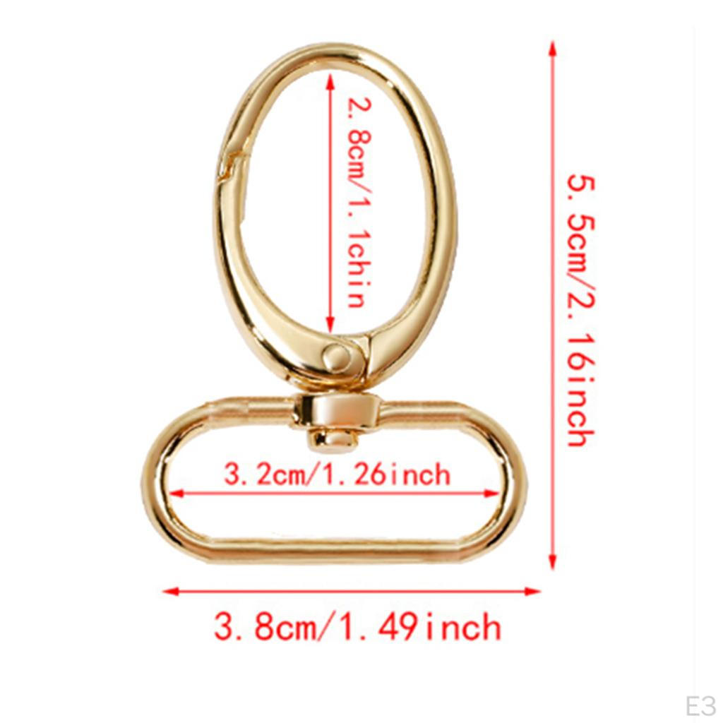 4 Packung Swivel Lobster Clasps Clips For DIY Keychain Jewelry Findings