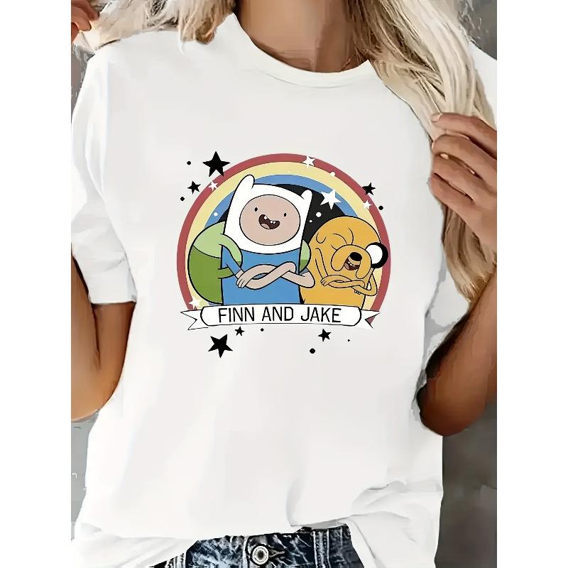 

European sizes Women s Short Sleeve Crew Neck T-Shirt - Summer & Spring Casual Blouse with Short Sleeves & Crew Neck - Machine Washable Everyday Top 4XL