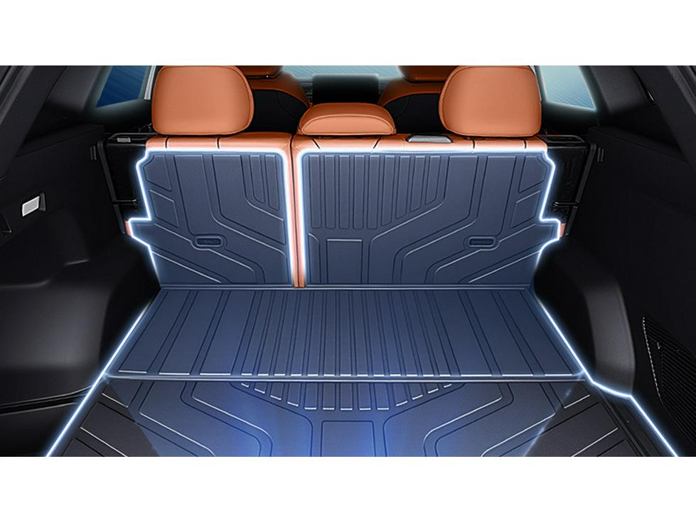 Tail Mat for Leapmotor C10: TPE26 Integrated Trunk Mat, Car Interior Accessory