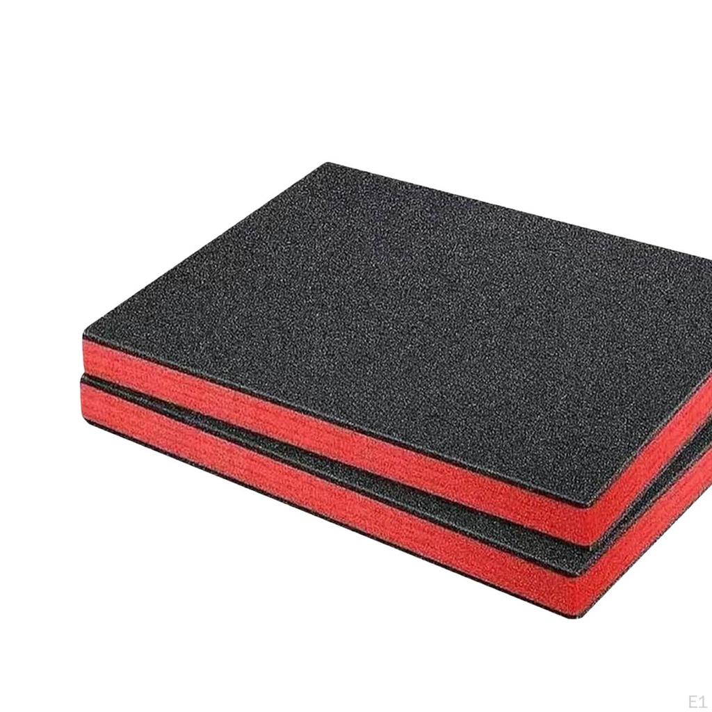 2Pcs Tool Box Liners Cuttable Portable Packing Foam Pads Storage Inserts for DIY Crafts Board