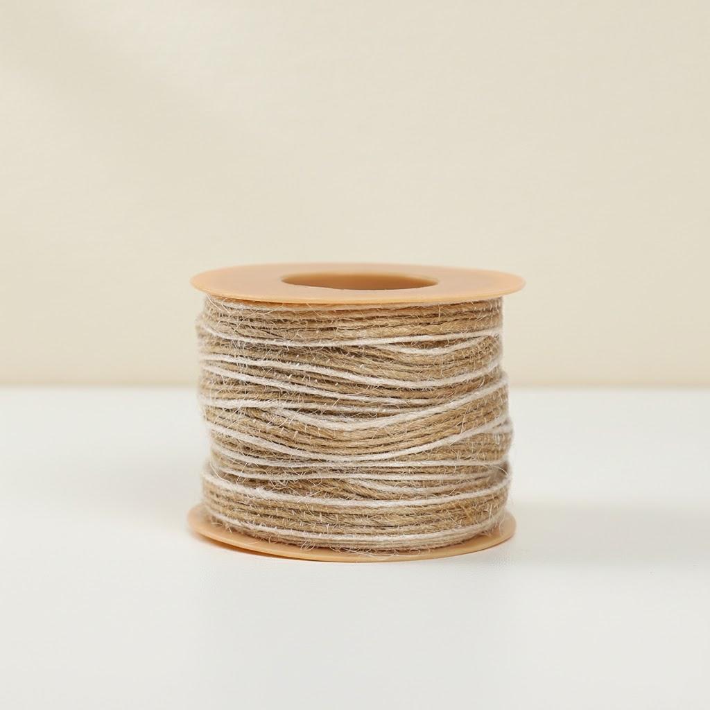 

1 Roll 05cm X 10m Jute Burlap Ribbon Lace Vintage Rustic Wedding Party Decoration DIY Craft Supplies