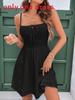 Elegant Summer Sleeveless Dress With High Waist Pleats For Casual Wear