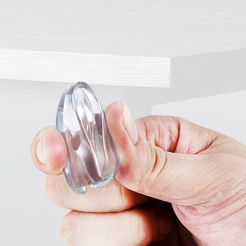 10Pcs/Lot Baby Security Protection Corners Home Silicone Transparent Corner Guards Anti-Shock Furniture Table Edge Protectors