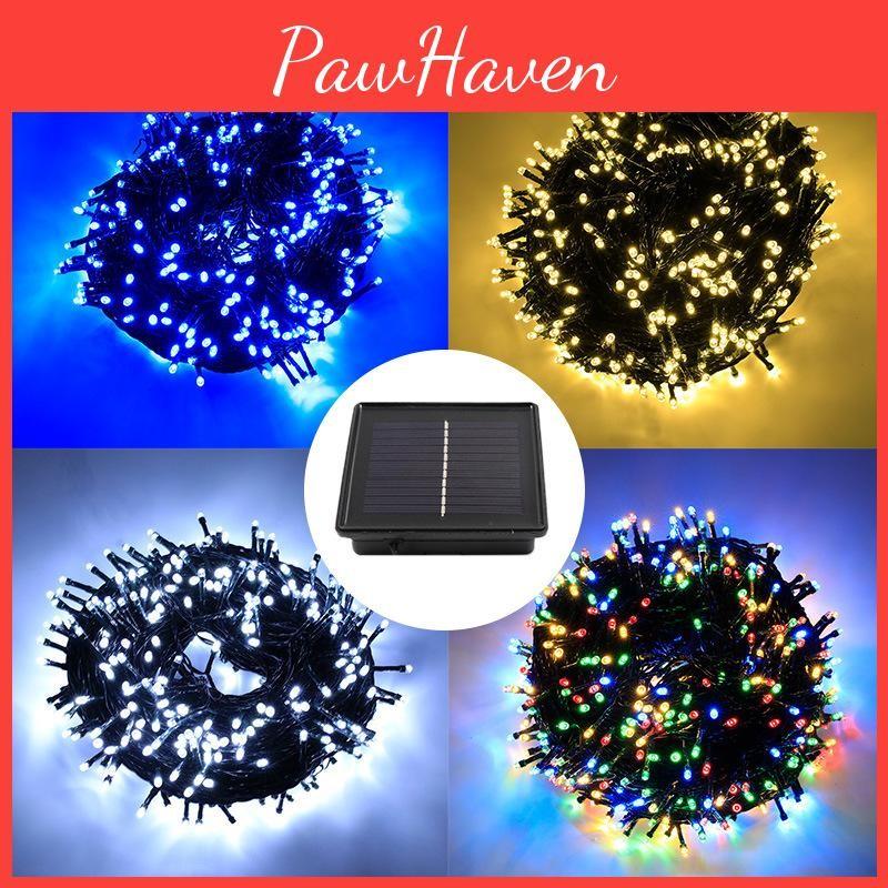 Christmas Led Garland Fairy Light Outdoor Solar Powered String Lights Mode 8