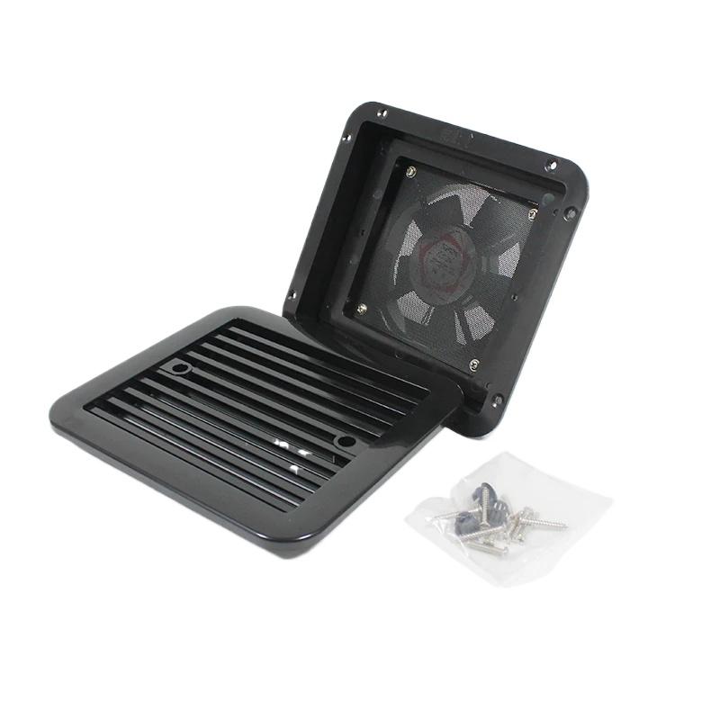 12V/24V Strong Low Noise Wind RV Vent with Fan Side Air Exhaust for Trailer Caravan Camper Automobile Waterproof Outlet