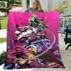 Jojo's Bizarre Adventure  Anime Soft Plush Blanket,Flannel Blanket Throw Blanket for Living Room Bedroom Bed Sofa Picnic Cover