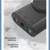 USB Sound Card with One Key Mute Mic Free Driver External Audio Converter