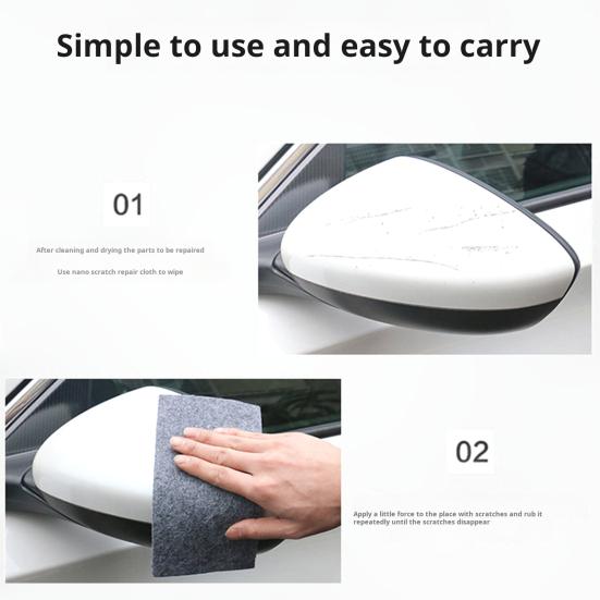 Odstraňovač škrábanců na autě Lešticí hadřík Snadná oprava laku Odstranění vodních skvrn Rychlý obnovovač povrchu pro všechna vozidla Opakovaně použitelný Efektivní nástroj pro péči o auto