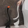 Toilet Brush Set with Ventilated Base Swan Shape Cleaning Brush for Powerful Scrubbing Bathroom Scrubber
