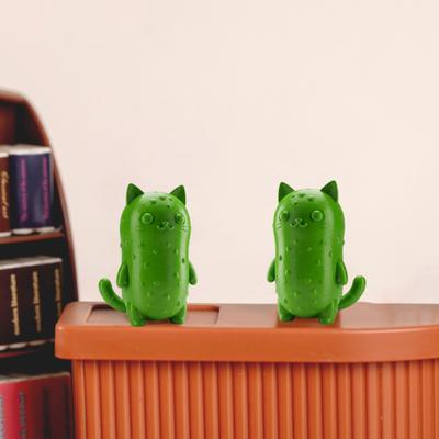 Pickle Cat Figurine Desk Buddy Emotional Support Decoration Pickle Pal 3D Printed