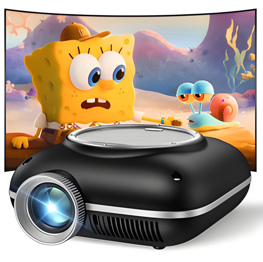 Compact Portable HD Home Theater Projector with Mobile Phone Compatibility