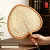 Old-Fashioned Large Palm Leaf Fan, Household Straw Fan, Mosquito-Repelling Handmade Baby Fan, Small Sunflower Fan, Durable Banana Leaf Fan