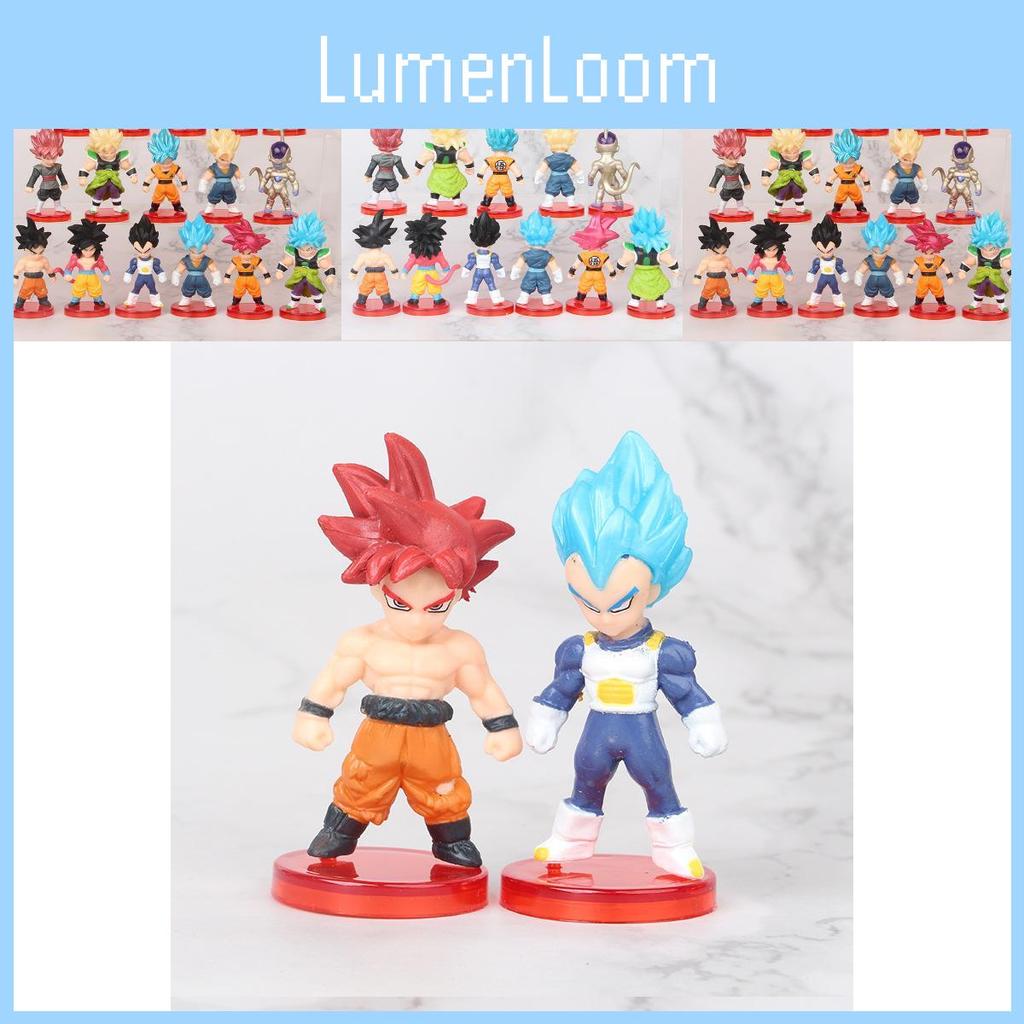 Charming 7cm Dragon Ball Model Figures Super Blue Broly And Black Goku Collectible Pvc