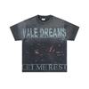 26 Cross-border foreign trade VALL Meichao high street retro washing water old direct injection hot diamond short sleeve pullover men's and women's 