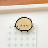 10Pcs Cute Cartoon Vegetable Acrylic Memo Clips Double Sided Paper Clamp Student Stationery Gift