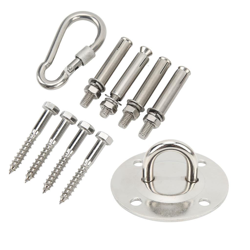 Hängemattenset 304 Edelstahl Stabil Schwerlast Deckenhänger für Sandsäcke Schaukel