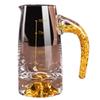 Glasbecher-Set Goldener Berg Kristall Wein-Trenner Chinesischer Baijiu Holz-Aufbewahrungsregal Blattgold Felsengarten Glas Rotwein