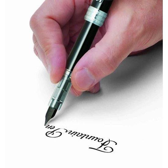 PLATINUM Fountain Pen Prezier Fine Point Black PGB-1000#1-2