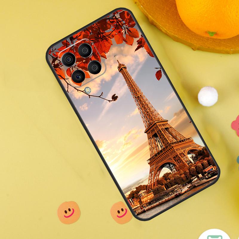 France Paris Eiffel Tower Case For Samsung Galaxy M35 M33 M21 M31 M16 M36 M56 M53 M13 M12 M32 M52 M15 M55 M14 M34 M54