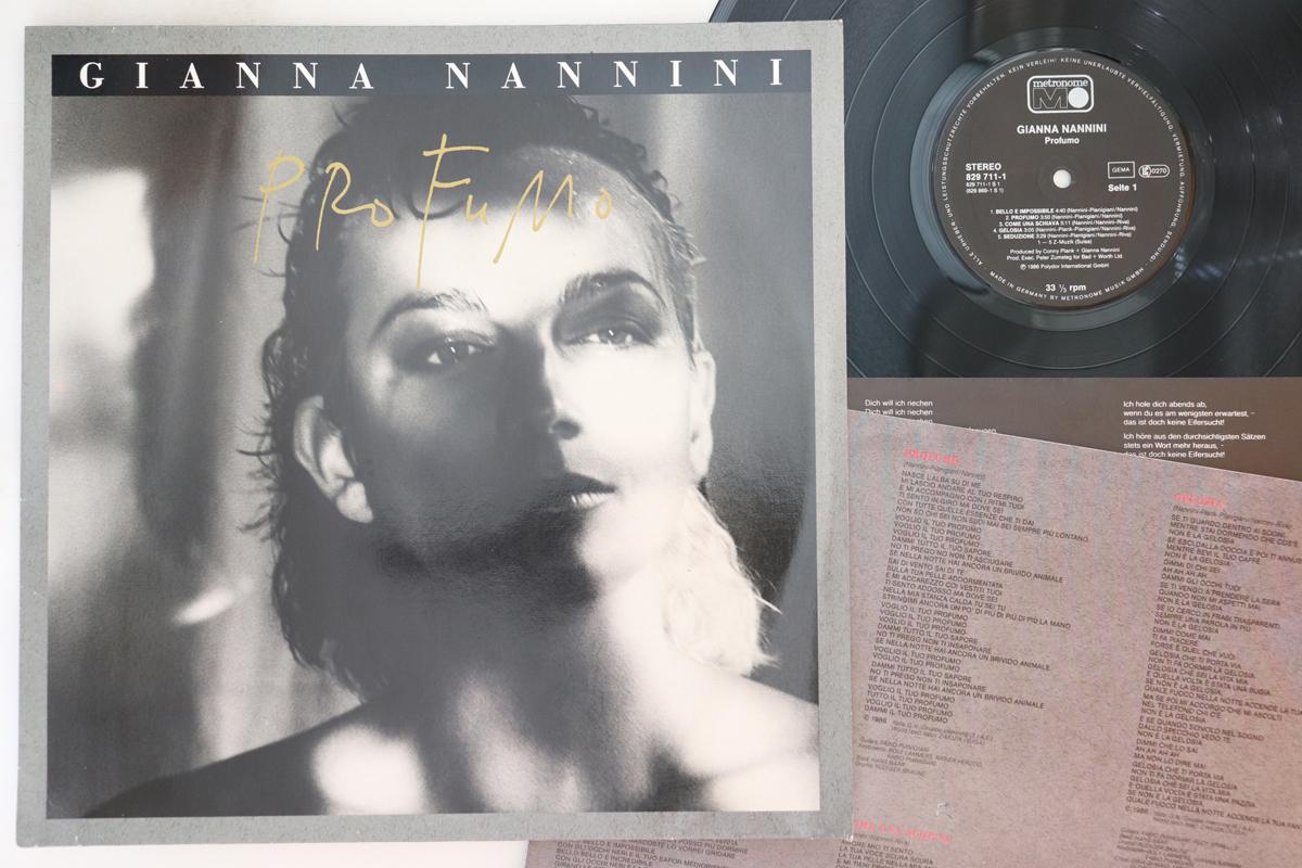 

LP Record GIANNA NANNINI - Profumo 8297111 METRONOME 1986 Germany Rock Used