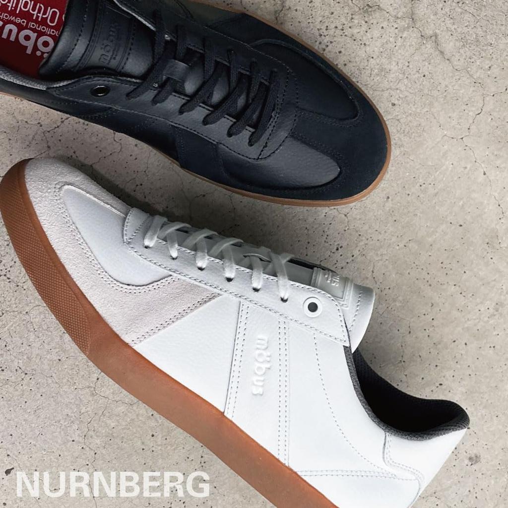 Mobus German Trainer Leather Genuine Sports and Antibacterial and Current NURNBERG Size Men's Sneakers, Leather, Casual, Odor-Resistant Insole, Model,