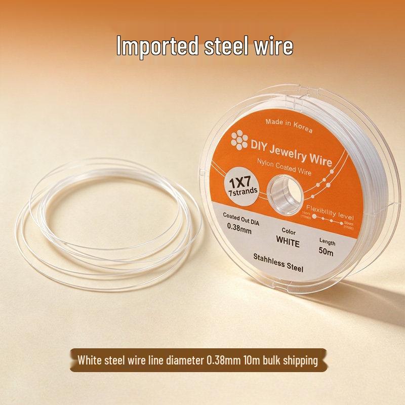Ultra-Fine Steel Wire & Soft Thread for Pearl Necklace and Bead Bracelet DIY