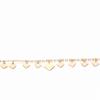 Starry Sky Russian Purple Gold Sparkling Sequin Anklet for Women - Rose Gold Plated