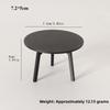 Multistyles Wood Coffee Dining Table Chairs Modern Simple Simulation End Table  for OB11 Doll