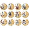 Basketball coins, new twelve commemorative coins, anime coins, peripheral commemorative coins, die cast metal coins