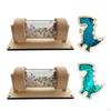 Busy Board Part Sequined Dinosaur Kids Instrument DIY Rain Sound Effect Rattle Tube Rainstick for