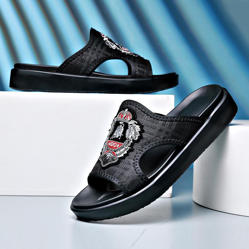 Модные тапочки с вышивкой для женщин — фото 4