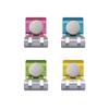 TOHKIN Magnetic Slide Mixed 4 Clips Per 2 Sets Clips, Clear, SCC-LMG4M-2, Large, Size, Pack,