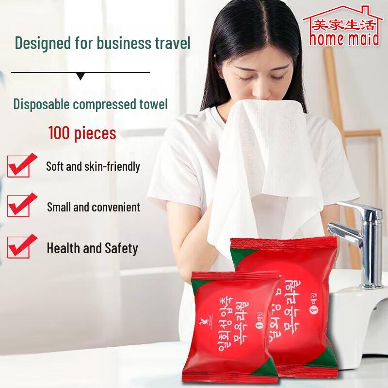 Одноразовые спрессованные дорожные полотенца