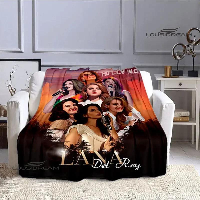 Lana Del Rey Coperta stampata sottile Morbida e confortevole Coperta per casa, viaggio, biancheria da letto regalo di compleanno