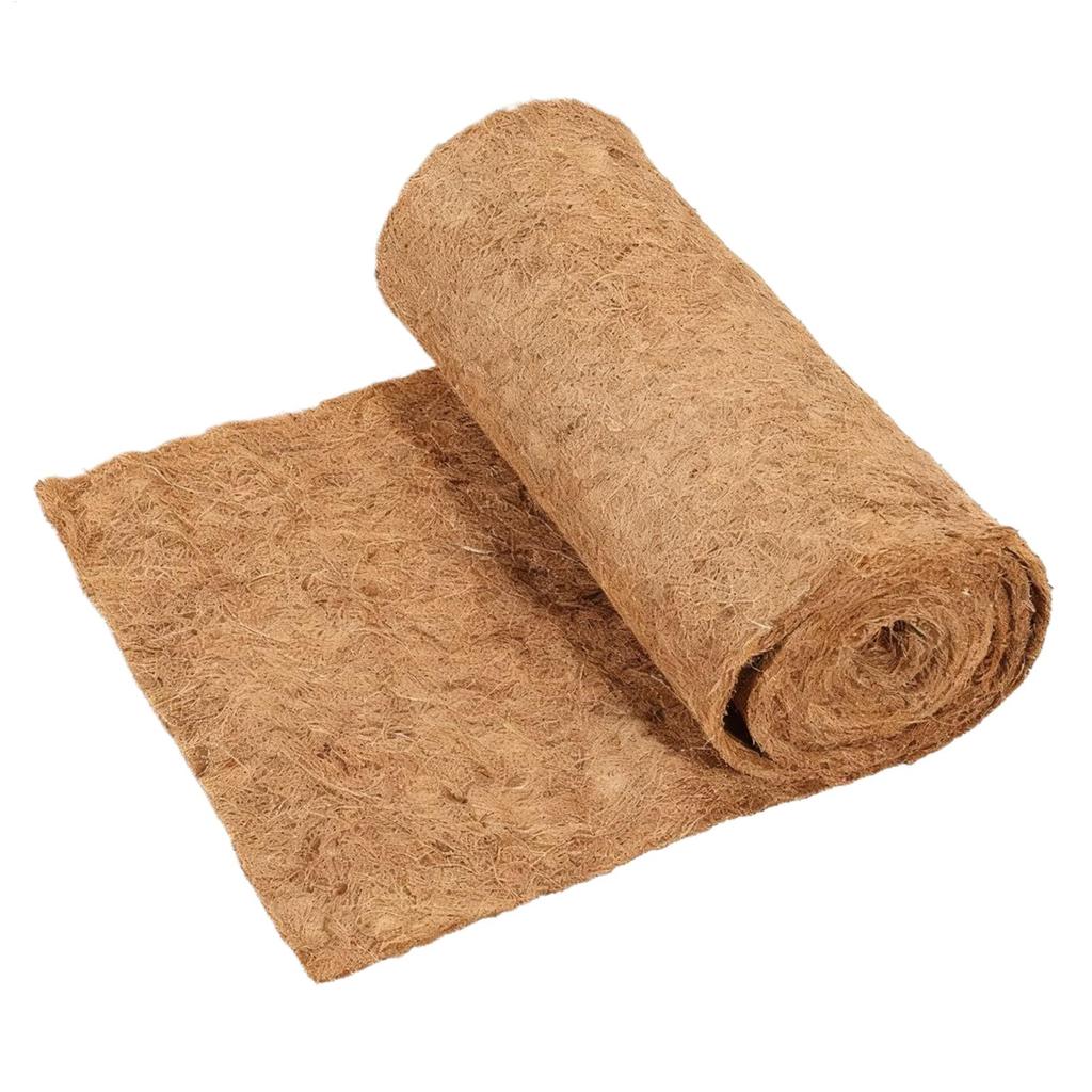 Rotolo in Fibra Vegetale Tappetino Tappeto per Rettili Biancheria da Letto per Rettili Isolamento Fioriera Cestino Fodera in Fibra di Cocco Protezione Piante