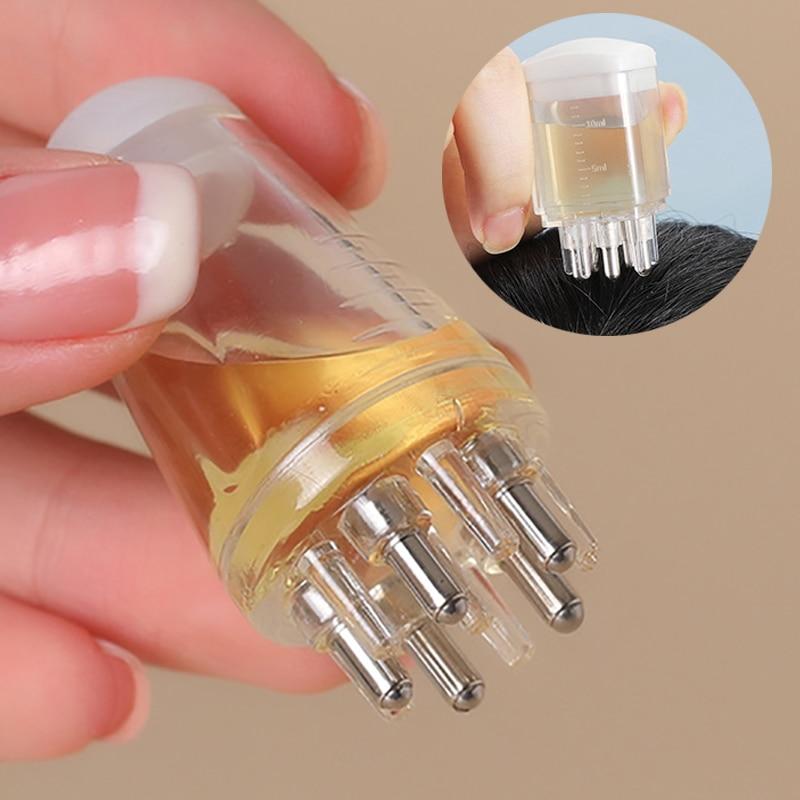 

Portable Scalp Applicator Liquid Comb Hair Roots Massage Comb Mini Massage Comb Essential Oil Liquid Guiding Massager Anti Hair Loss Scalp Care Tools