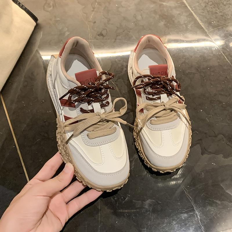 Мода 2024 Новая мода Кроссовки Женские Удобные Трендовые Туфли Толстая Подошва Высота — фото 4