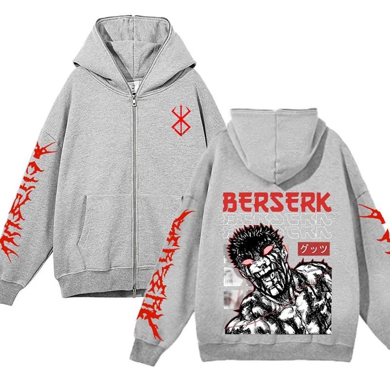 European and American fashion zippered sweatshirt Full Zip Up Hoodies