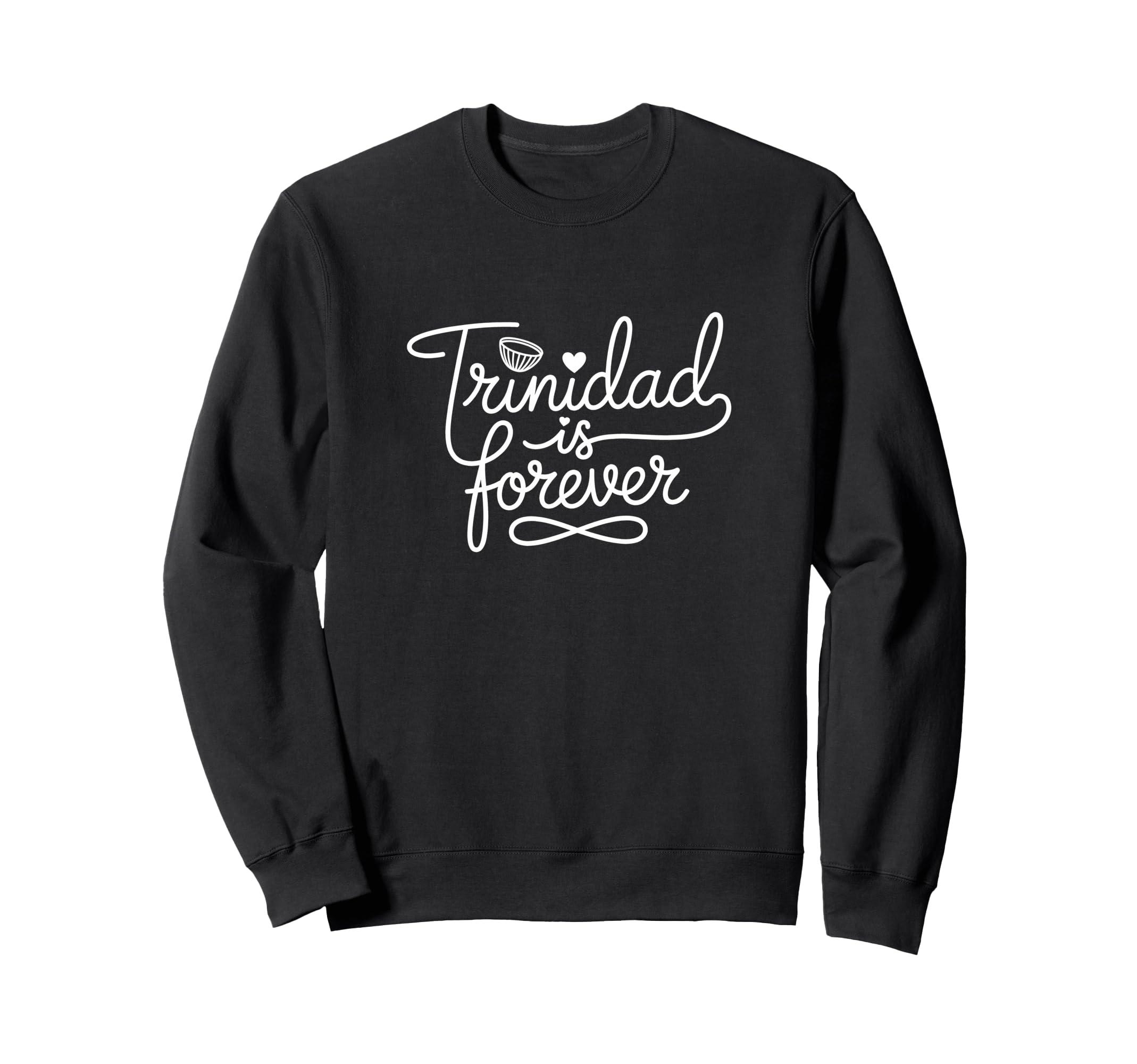 

Trinidad and Tobago Forever - Trinidad Heart Line Art Sweatshirt